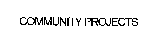 COMMUNITY PROJECTS