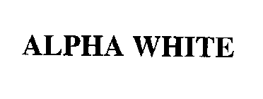 ALPHA WHITE