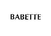 BABETTE