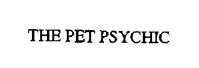 THE PET PSYCHIC