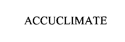 ACCUCLIMATE