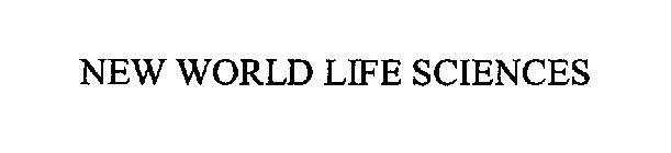 NEW WORLD LIFE SCIENCES