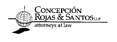 CONCEPCION ROJAS & SANTOS LLP ATTORNEYSAT LAW