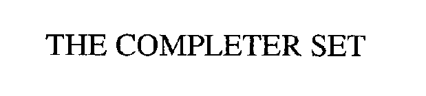 THE COMPLETER SET
