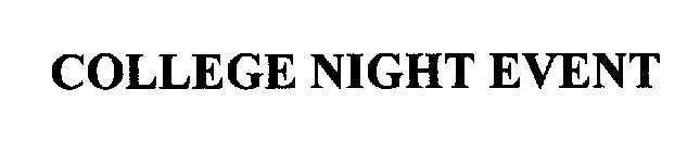 COLLEGE NIGHT EVENT