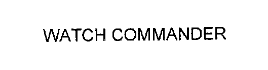 WATCH COMMANDER