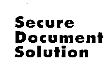 SECURE DOCUMENT SOLUTION