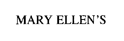 MARY ELLEN'S