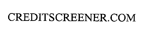 CREDITSCREENER.COM