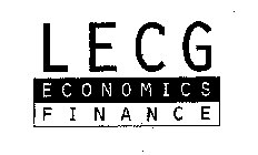 LECG ECONOMICS FINANCE