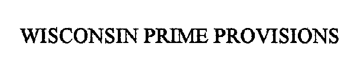WISCONSIN PRIME PROVISIONS