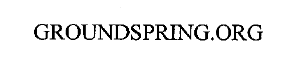 GROUNDSPRING.ORG