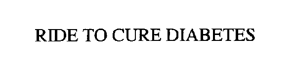 RIDE TO CURE DIABETES