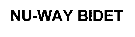 NU-WAY BIDET