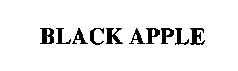 BLACK APPLE