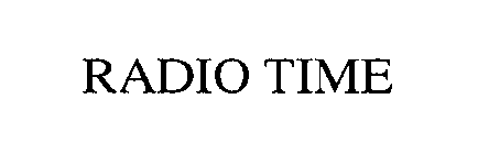 RADIO TIME