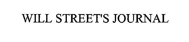 WILL STREET'S JOURNAL