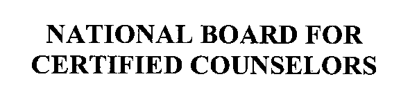 NATIONAL BOARD FOR CERTIFIED COUNSELORS