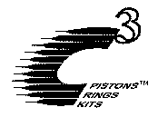C3 PISTONS RINGS KITS