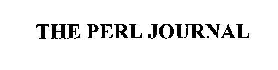 THE PERL JOURNAL