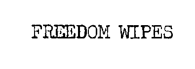 FREEDOM WIPES
