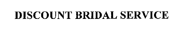 DISCOUNT BRIDAL SERVICE