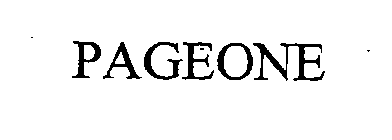 PAGEONE