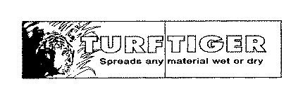 TURFTIGER SPREADS ANY MATERIAL WET OR DRY