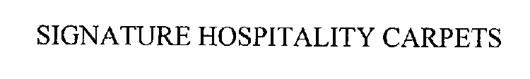 SIGNATURE HOSPITALITY CARPETS
