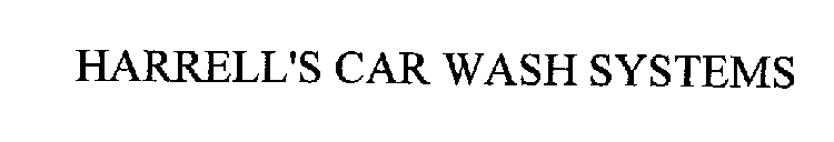 HARRELL'S CAR WASH SYSTEMS