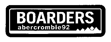 BOARDERS ABERCROMBIE 92