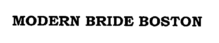 MODERN BRIDE BOSTON