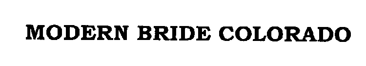 MODERN BRIDE COLORADO