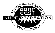 THE AMERICAN ASSOCIATION FOR NUDE RECREATION EASTERN REGION AANR EAST