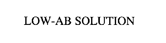 LOW-AB SOLUTION