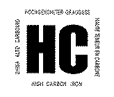 HC GHISA ALTO CARBONIO HOCHGEKOHLTER-GRAUGUSS HAUTE TENEUR EN CARBONE HIGH CARBON IRON