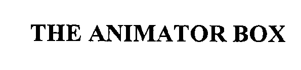 THE ANIMATOR BOX