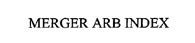 MERGER ARB INDEX