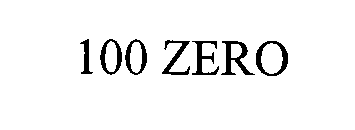 100 ZERO