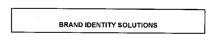 BRAND IDENTITY SOLUTIONS