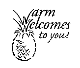 WARM WELCOMES TO YOU!