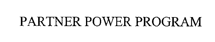 PARTNER POWER PROGRAM