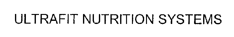 ULTRAFIT NUTRITION SYSTEMS