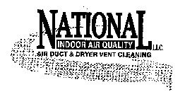 NATIONAL INDOOR AIR QUALITY LLC. AIR DUCT & DRYER VENT CLEANING
