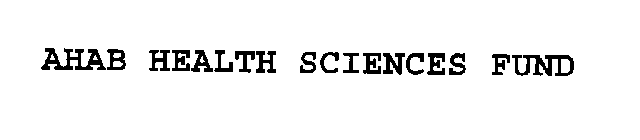 AHAB HEALTH SCIENCES FUND