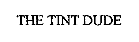 THE TINT DUDE