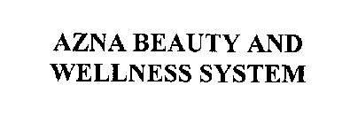 AZNA BEAUTY AND WELLNESS SYSTEM