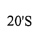 20'S