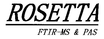 ROSETTA FTIR-MS & PAS