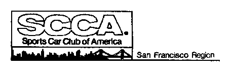 SCCA. SPORTS CAR CLUB OF AMERICA SAN FRANCISCO REGION